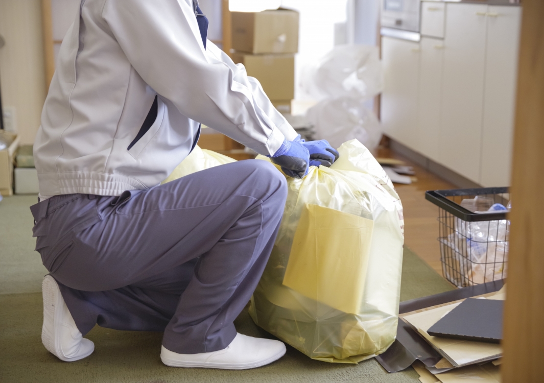 整理後の簡易清掃