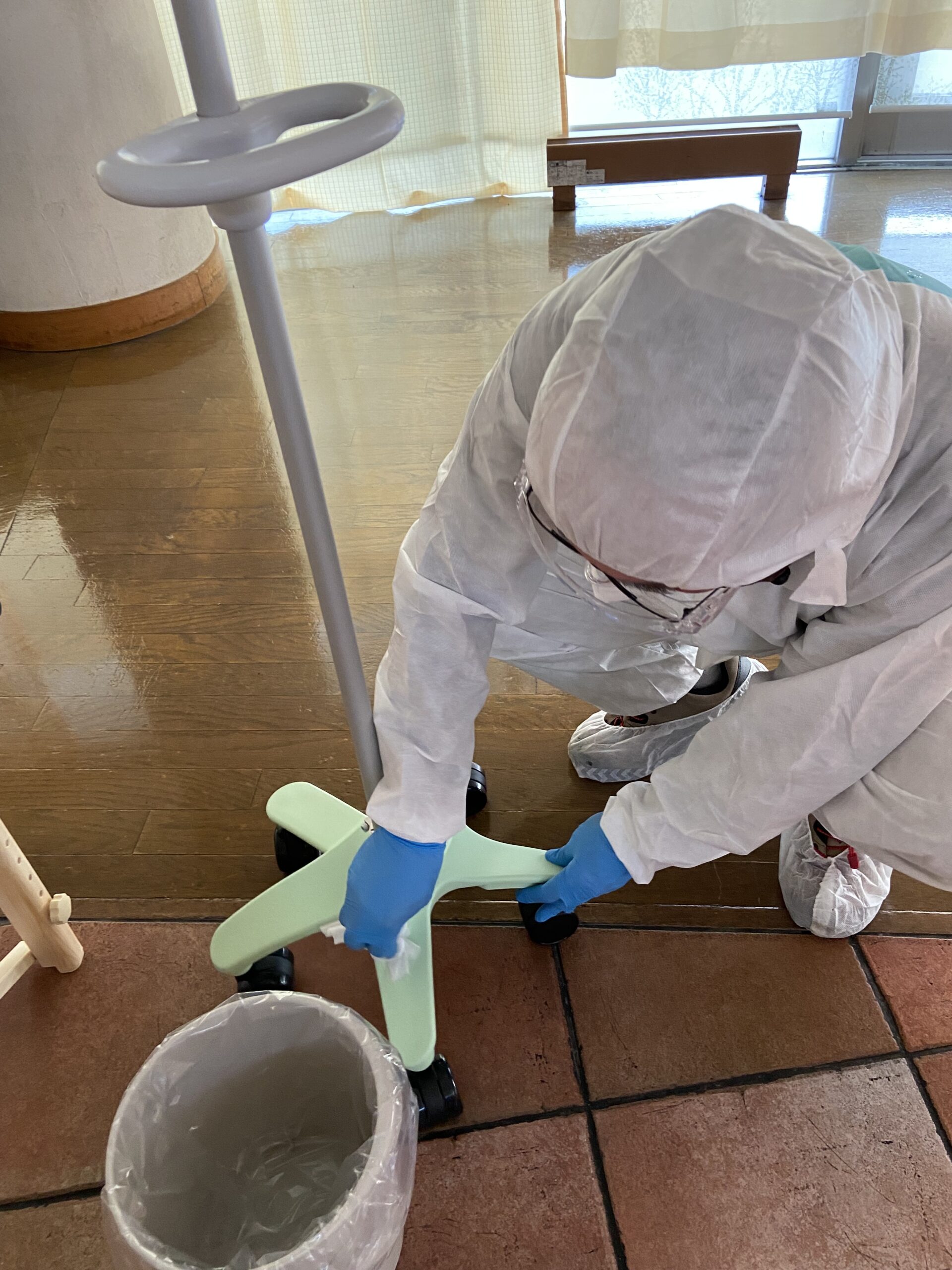 コロナ除染作業