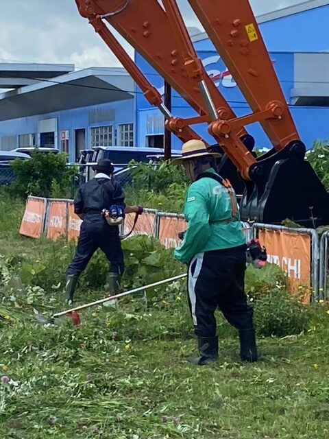 草刈り作業